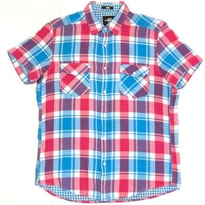 Casual Short-Sleeve Button Down